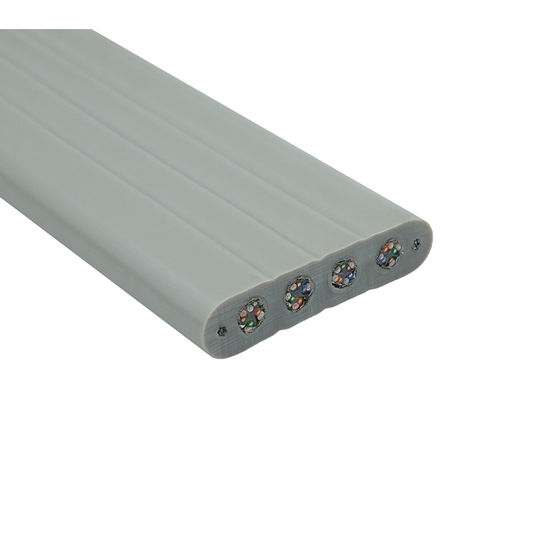 Elevator Flat Cable na may Steel Wire at 4 Cat6 Patch Cable