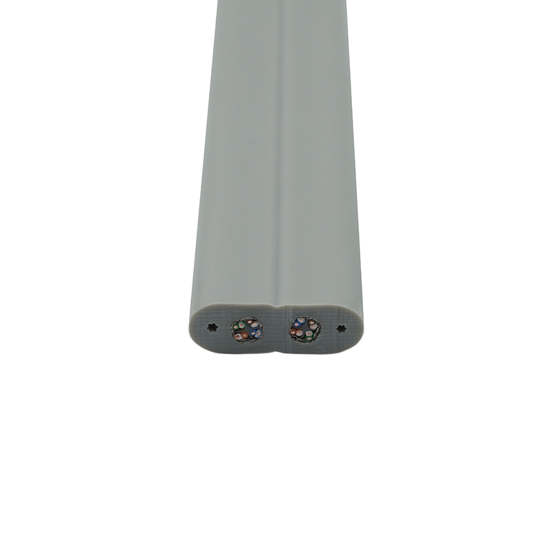 Elevator Flat Cable na may Steel Wire at 2 Cat6 Patch Cable