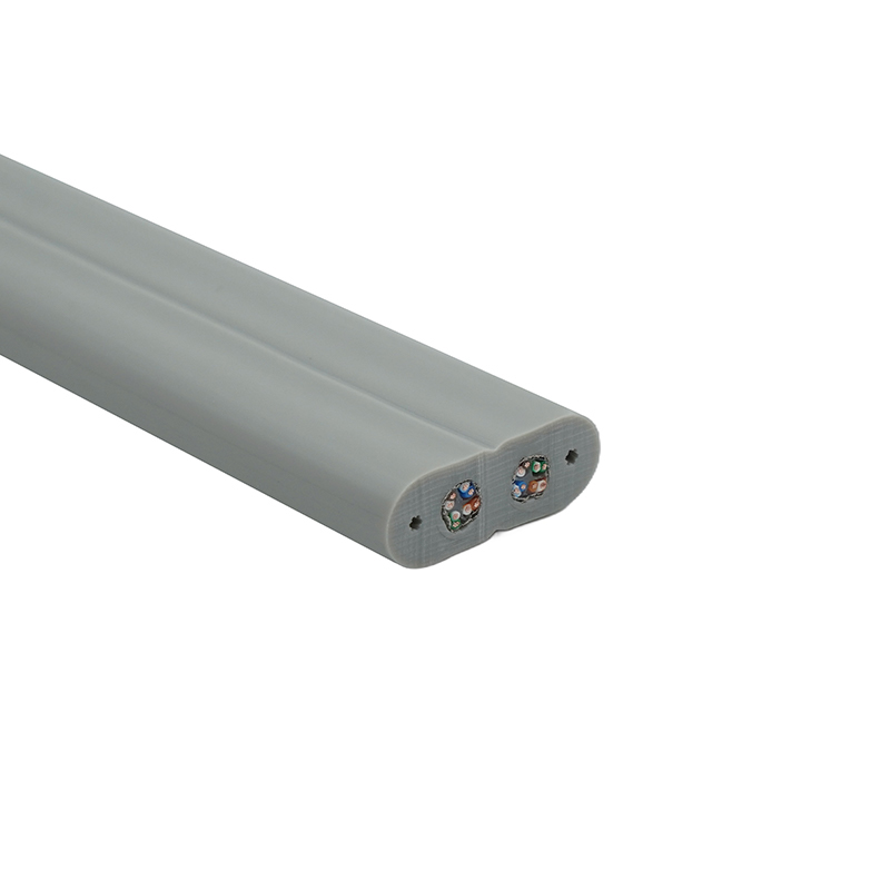 Elevator Flat Cable na may Steel Wire at 2 Cat6 Patch Cable