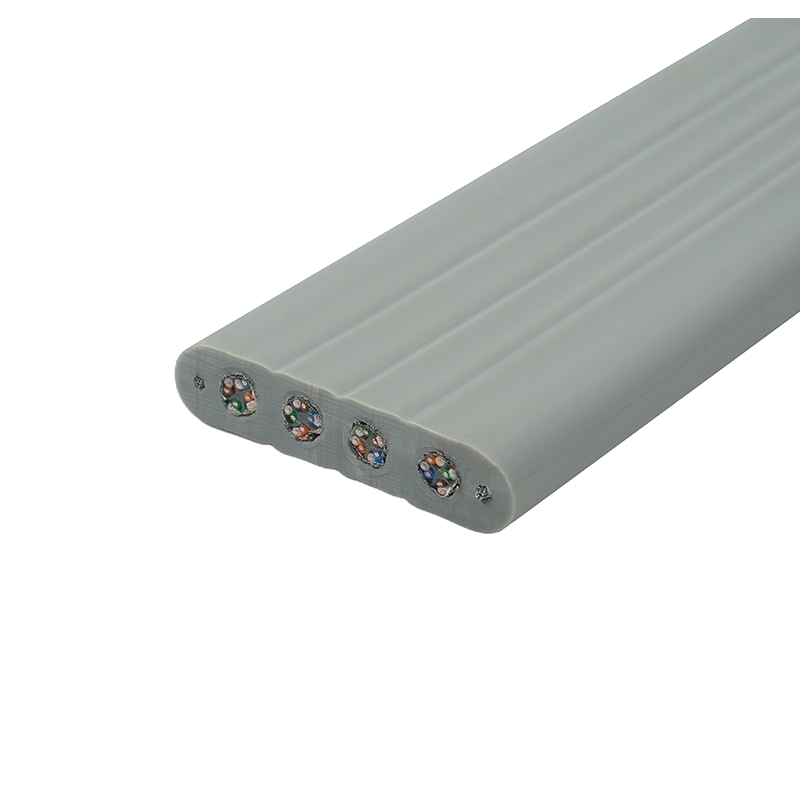 Elevator Flat Cable na may Steel Wire at 4 Cat6 Patch Cable