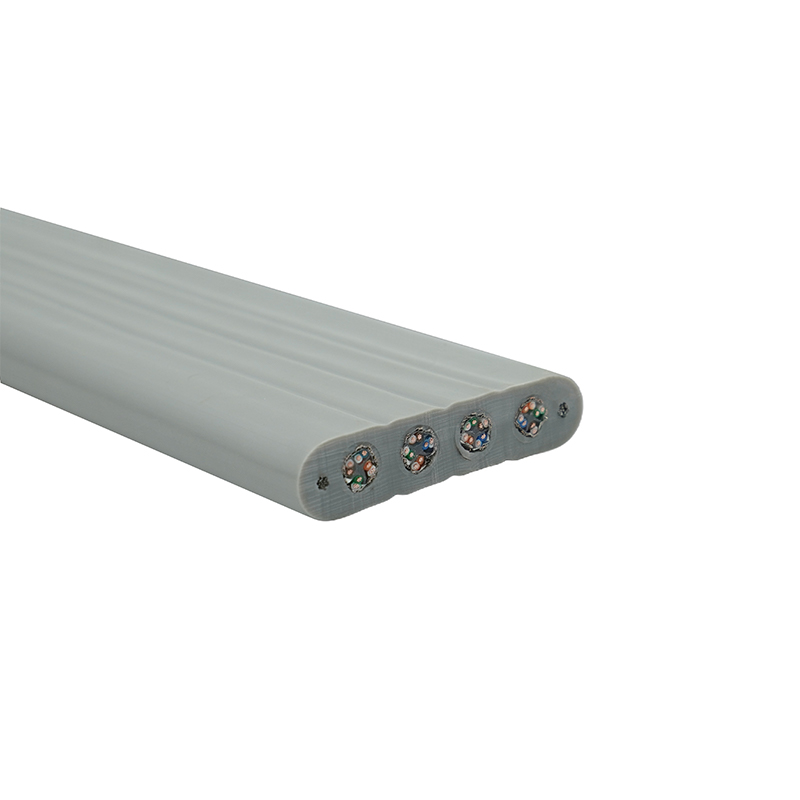 Elevator Flat Cable na may Steel Wire at 4 Cat6 Patch Cable