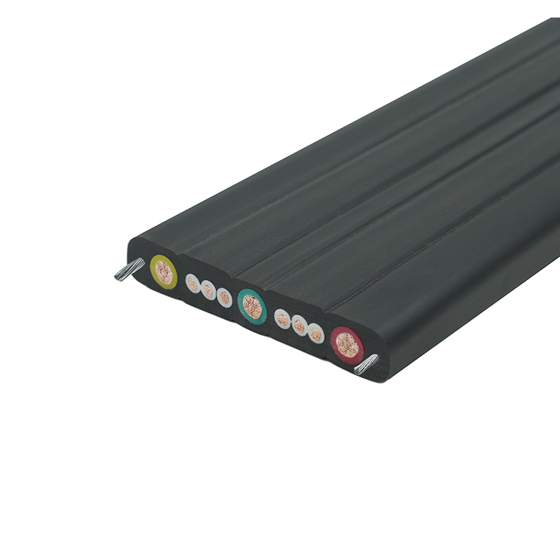 Compound Sheath Crane Travelling Flat Cable na may Steel Wire