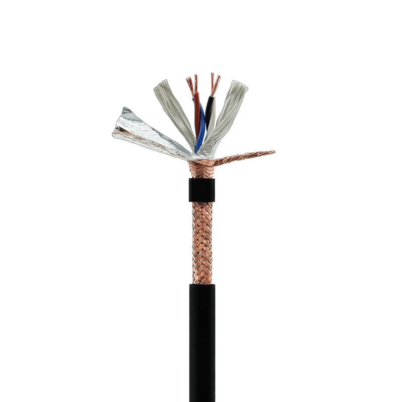 Copper Core PVC Insulated at Sheathed Twisted Shielded Flexible Cable